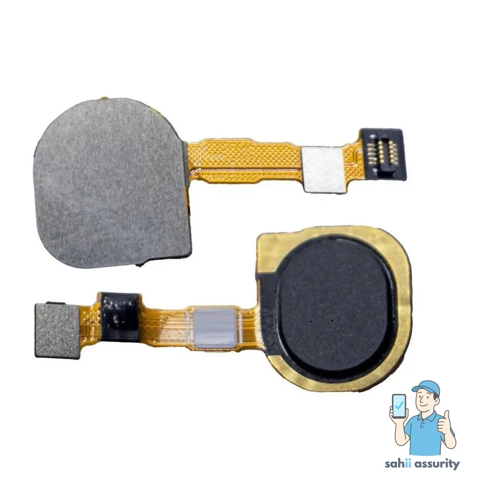 Fingerprint Sensor with Flex Cable for Samsung Galaxy M11 Black